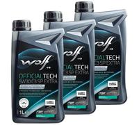 Olio Lupo Officialtech C3 Sp Extra 65648 SAE 5W30 3X 1 Litro per Mercedes Kia