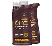 Olio Mannol Energia Ultra JP 5W-20 Api Sp 2 X 1 Litro per Ford Hyundai Toyota