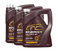 Olio Mannol Energia Ultra JP 5W-20 Api Sp 3 X 5 Litro per Ford Hyundai Toyota