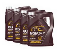Olio Mannol Energia Ultra JP 5W-20 Api Sp 4 X 5 Litro per Ford Hyundai Toyota