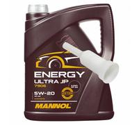Olio Mannol Energia Ultra JP 5W-20 Api Sp 5 Litro Con Beccuccio per Ford Kia