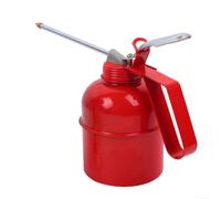 Olio manuale in metallo con beccuccio lungo per lubrificazione dei cuscinetti di auto e moto, pompa a mano, strumento per oliatore a mano, design efficiente, facile da usare, kit di manutenzione
