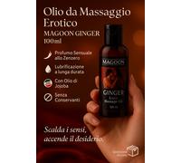 Olio Massaggio Erotico Magoon Ginger 100ml Intimo Sensuale Zenzero Hot - Sex