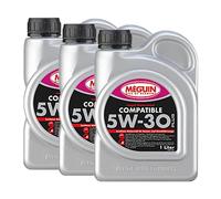 Olio Megol Compatibile SAE 5W-30 Plus Meguin 3 X 1 Litro per BMW Man Mercedes