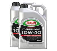 Olio Megol Syntech Premium SAE 10W-40 Meguin 2 X 5 Litro per Seat VW Skoda