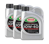 Olio Megol Syntech Premium SAE 10W-40 Meguin 3 X 1 Litro per Seat VW Skoda