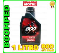 OLIO MISCELA 1 LITRO MOTUL 800 2T FACTORY LINE OFF ROAD 100% SINTETICO MO08