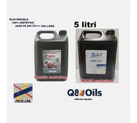Olio Miscela 100% Sintetico -5 LT ROLOIL 2T SYNT-S JASO FD API TC+++ ISO L-EGD