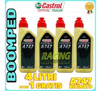OLIO MISCELA Castrol POWER A747 2 tempi SPECIALE ALTE PRESTAZIONI 4 LITRI 04CS04