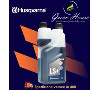 OLIO MISCELA HUSQVARNA 100% SINTETICO LS+ DA 1 LITRO PER MOTORI 2 TEMPI