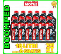 OLIO MISCELA MINERALE MOTUL 100 18 LT DECESPUGLIATORE MOTOSEGA POTATORE 18MO11
