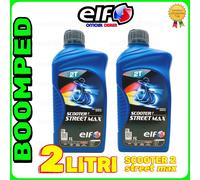 OLIO MISCELA MISCELATORE 2 LITRI ELF SCOOTER STREET MAX 100% SINTETICO 02ET03