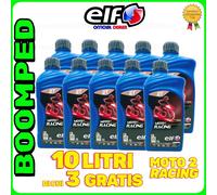 OLIO MISCELA MOTORE ELF MOTO 2 RACING 10 LITRI MALAGUTI PIAGGIO MOPED 10ET02