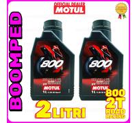 OLIO MISCELA MOTUL 800 2T ROAD RACING SINTETICO SCOOTER COMPETIZIONE 2 LT 02MO09
