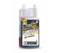 OLIO MISCELA SAMOURAI RACING 100% SINTETICO CARBURANTE 2T 1L IPONE OIL ENDURO