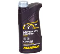 Olio Moto 1L MANNOL LONGLIFE 508 509 SAE 0W 20 API SP (RC) ACEA C5 VW 508.00