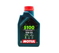 OLIO MOTO 5100 15W-50 TECHNOSYNTHESE 4TEMPI 1 litro MOTUL 104080 SCOOTER MO52