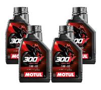 Olio Moto Da Corsa Motul 300V Road Racing 5W-40 4T JASO MA2 Racing Ester 4 Litri
