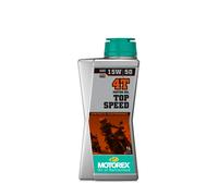 OLIO MOTO MOTOREX TOP SPEED 4T 15W 50 100% SINTETICO 1 LITRO ALTE PRESTAZIONI