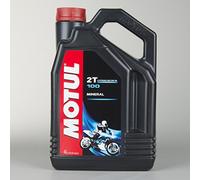 Olio Moto - Motul 2T 100 Minerale, 4 litri
