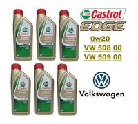 OLIO MOTORE 0W20 ACEA C5 - C6 CASTROL EDGE MB 229.71 229.72 PORSCHE C20 6 LITRI