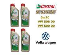 OLIO MOTORE 0W20 ACEA C5 - C6 CASTROL EDGE VW 508 00 509 00 LONGLIFE 17 FE