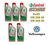 OLIO MOTORE 0W20 CASTROL EDGE LL IV FE VW 508 00 509 00 5 litri LL 17 FE 229.71