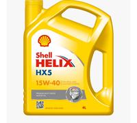 Olio Motore 15w40 Shell Helix HX5 Barattolo da 4L Litro Benzina e Diesel