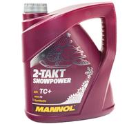 Olio Motore 2-Takt Snowpower Schneemobilöl Scheemobile Mannol Api TC + 4 Litro