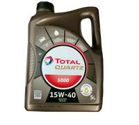 Olio motore TOTAL Quartz 5000 15W40, 5L