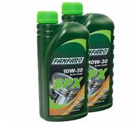 Olio Motore 2x 1 Litro Olio FANFARO 10W-30 10W30 Spx VW 501.01 505.00 MB
