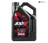 Olio Motore 300V MOTUL 4 Tempi 5W30 Moto 4 Litri 100% Sintetico 4T