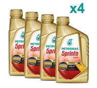 Olio Motore 4 Tempi 4T Sintetico PETRONAS Sprinta F900 10W-40 Kit 4 Litri