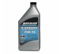 Olio motore 4 tempi SAE 25W-40 per motori marini entrofuoribordo Quicksilver - 1 litro