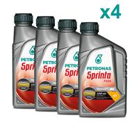 Olio Motore 4 Tempi Semi Sintetico PETRONAS Sprinta F500 10W-40 Kit 4 Litri