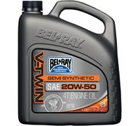 Bel-ray V-twin 20w-50 4-stroke Semi-synthetic 4l Motor Oil Trasparente