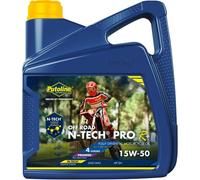 OLIO MOTORE 4T 100% SINTETICO N-TECH® PRO R+ OFF ROAD 15W50 4L (AKC)