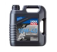 LIQUI MOLY Liqui Molyâ Motocicletta 4T 10W-40 Basic Street Olio Motore 4Liter