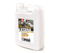 IPONE - Olio Motore Moto 4 Tempi 15W50 Full Power Katana - 100% Sintetico con Esteri - Cambio più Fluido - Tanica da 4 Litri