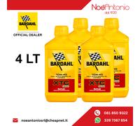 OLIO MOTORE 4T BARDAHL 4LT XTC C60 10W-40 SCOOTER MOTO API SN JASO MA-MA2