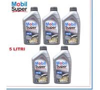 OLIO MOTORE 5 LITRI Mobil Super ™ 2000 X1 5W30NO TOTAL NO ENI I-SINT 502 00