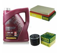 Mannol 5 L 5W-30 Station Wagon Ll + Mann per Citroën Berlingo Box M_ 1.8 D’