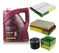 Olio Motore 5L MANNOL 5W-30 Combi LL+MANN-FILTER Per Hyundai Accent II LC 1.3