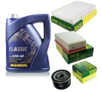 Olio Motore 5L MANNOL Classic 10W-40 + MANN-FILTER Filtro Per Renault Fluence