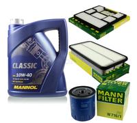 Olio Motore 5L MANNOL Classic + MANN-FILTER Filtro Per Toyota Corolla _E11_