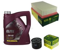 Olio Motore 5L MANNOL Elite 5W-40 + MANN-FILTER Per Nissan Note E11 NE11 1.5 dCi