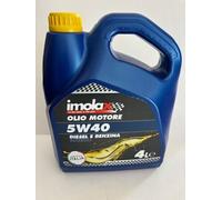 OLIO MOTORE 5W40 LUBEX IMOLAX LATTINA 4 LITRI DIESEL BENZINA SINTETICO