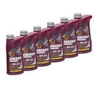 Olio Motore 6 X 1 Litro Motore Motori Mannol 5W-30 Energia Premium Api Sn BMW VW