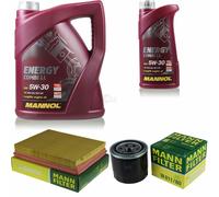 Olio Motore 6L MANNOL 5W-30 Combi LL+MANN-FILTER Per KIA Carens III UN 1.6 CVVT