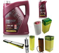 Olio motore 6L mannol 5W-30 Station Wagon Ll + Mann-Filter filtro per BMW